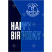 Everton Happy Birthday cake topper - portrait