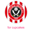 Sheffield-crest frame - cupcakes