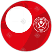 Sheffield-white-crest-on-graphic frame - round
