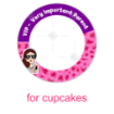 VIP-Parent frame - cupcakes