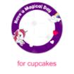 Magical-Unicorn frame - cupcakes
