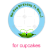 Ha-Pea-Birthday frame - cupcakes