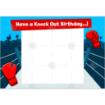 Knock-Out-Birthday frame - landscape