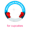 Knock-Out-Birthday frame - cupcakes