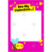 Bee-Valentine frame - portrait