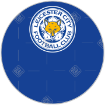 Leicester City FC crest topper - round