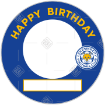 Leicester City FC HB photo frame - round