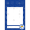 LeicesterCityFC-fox-pattern-photo frame - portrait