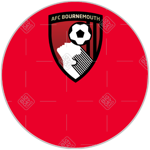 Bournemouth-red topper - round
