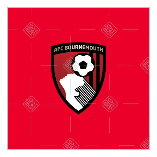 Bournemouth-red topper - square