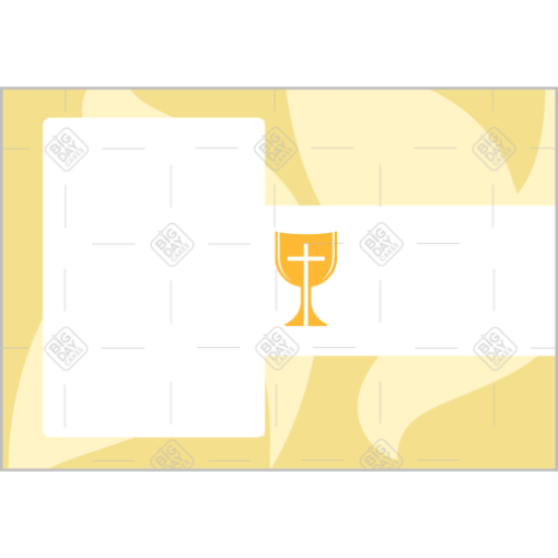 Confirmation yellow frame - landscape