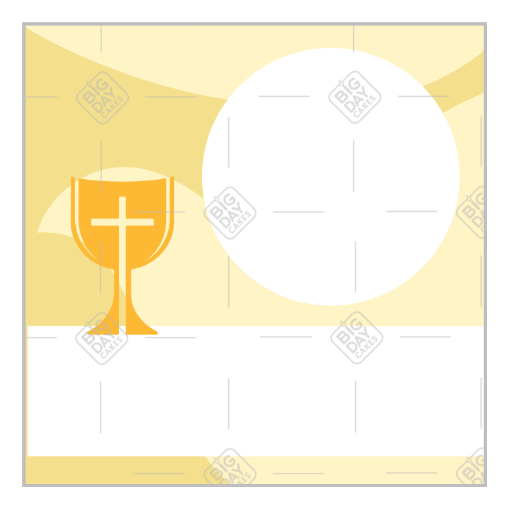 Confirmation yellow frame - square